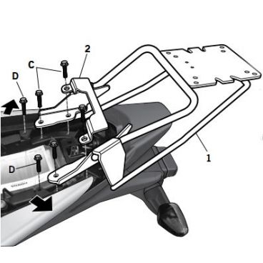 Porte paquet Shad Top Master H0CR11ST