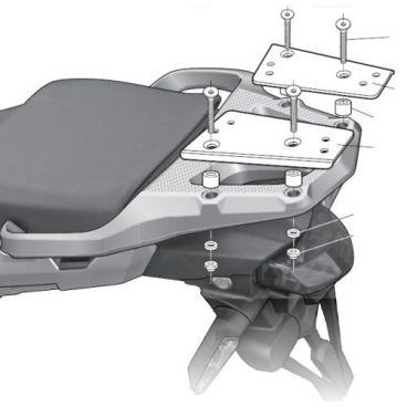 Porte paquet Shad Top Master Honda Crosstourer Africa twin Porte paquet Shad Top Master Honda Crosstourer Africa twin