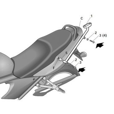 Porte paquet Shad Top Master S0BN60ST