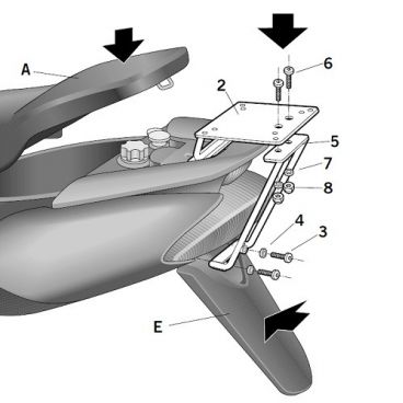 Porte paquet Shad Top Master Y0JG52ST