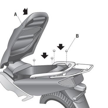 Porte paquet Shad Top Master Y0T51T