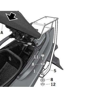 Porte paquet Shad Top Master Y0TM59ST