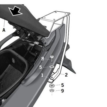 Porte paquet Shad Top Master Y0TM52ST