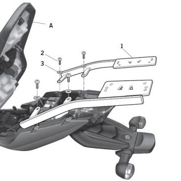 Porte paquet Shad Top Master Yamaha DIVERSION XJ 600 ABS(09 13)