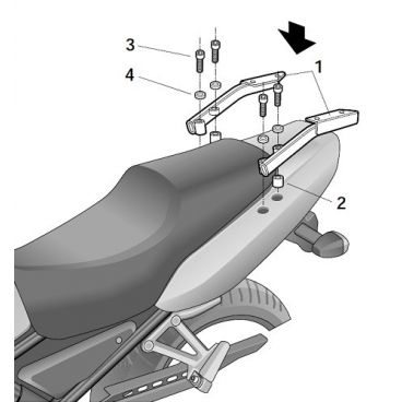 Porte paquet Shad Top Master Y0FZ61ST