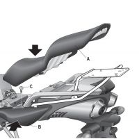 Porte paquet Shad Top Master YAMAHA FAZER FZ6 N/S 600 ( 04 - 12)