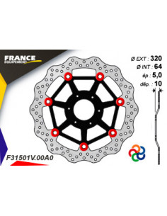 Kit Freinage FRANCE EQUIPEMENT - AP RACING 2