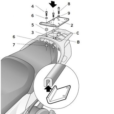 Porte paquet Shad Top Master Y0FJ31ST