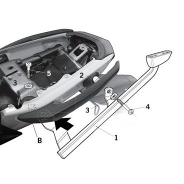 Porte paquet Shad Top Master K0ER62ST