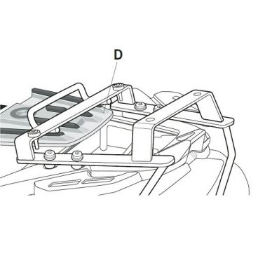 Porte paquet Shad Top Master BMW F 650 GS