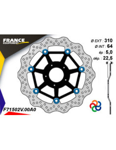 Kit Freinage FRANCE EQUIPEMENT - AP RACING 2