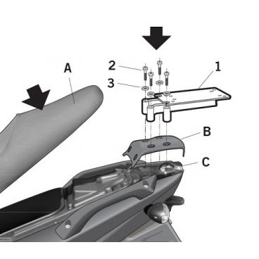 Porte paquet Shad Top Master G0RN56ST