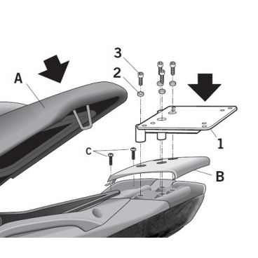 Porte paquet Shad Top Master G0NX56ST