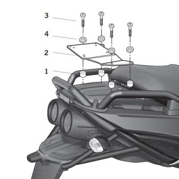 Porte paquet Shad Top Master G0FC58ST