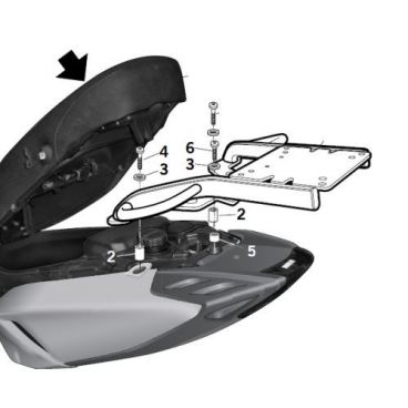 Porte paquet Shad Top Master V0TH11ST