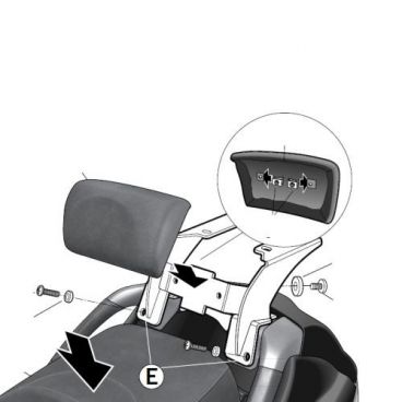 Porte paquet Shad Top Master MP3/LT/RL HYBRID 125