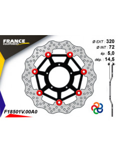 Kit Freinage FRANCE EQUIPEMENT - AP RACING 2