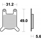 Plaquettes de frein moto SBS Ceramic 532 HF