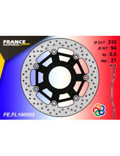 Kit Freinage FRANCE EQUIPEMENT - AP RACING 2