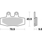 Plaquettes de frein moto SBS Ceramic 621 HF