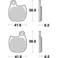 Plaquettes de frein moto SBS Ceramic 664 HF