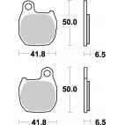 Plaquettes de frein moto SBS Ceramic 664 HF