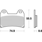Plaquettes de frein moto SBS Ceramic 706 HF