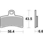 Plaquettes de frein moto SBS Ceramic 815 HF