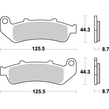 Plaquettes de frein moto SBS Sinter 685HS