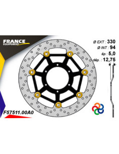 Kit Freinage FRANCE EQUIPEMENT - AP RACING 2