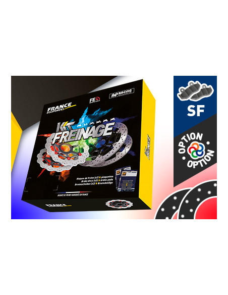 Kit Freinage FRANCE EQUIPEMENT - AP RACING Composé de 2 Disques