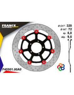 Kit Freinage FRANCE EQUIPEMENT - AP RACING 2