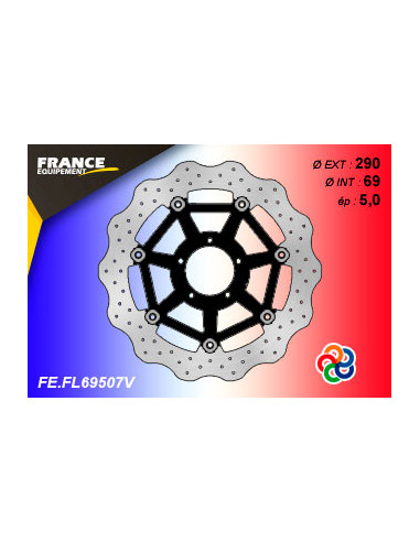 Kit Freinage FRANCE EQUIPEMENT - AP RACING Composé de 2 Disques