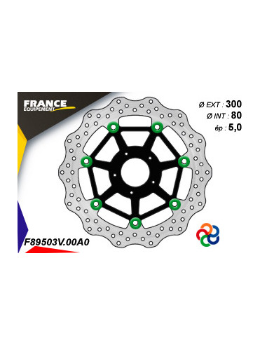 Kit Freinage FRANCE EQUIPEMENT - AP RACING Composé de 2 Disques