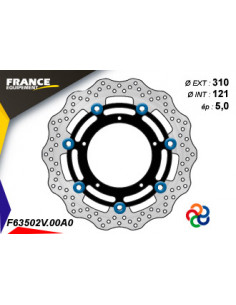 Kit Freinage FRANCE EQUIPEMENT - AP RACING Composé de 2 Disques 2