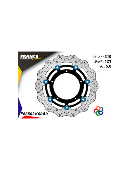 Kit Freinage FRANCE EQUIPEMENT - AP RACING Composé de 2 Disques