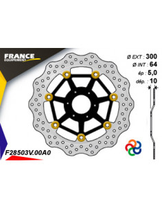 Kit Freinage FRANCE EQUIPEMENT - AP RACING 2