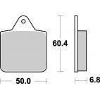 Plaquettes de frein moto SBS Off Road Sinter 756SI