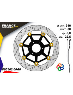 Kit Freinage FRANCE EQUIPEMENT - AP RACING 2
