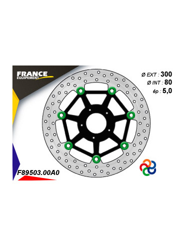 Kit Freinage FRANCE EQUIPEMENT - AP RACING Composé de 2 Disques