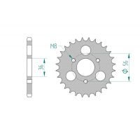 AFAM COURONNE ACIER au pas de 428 pour KYMCO AFA74101