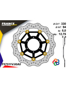 Kit Freinage FRANCE EQUIPEMENT - AP RACING 2