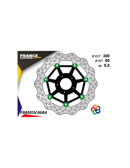 Kit Freinage FRANCE EQUIPEMENT - AP RACING Composé de 2 Disques