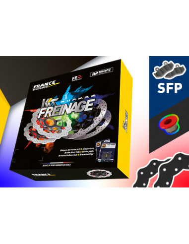 Kit Freinage FRANCE EQUIPEMENT - AP RACING Composé de 2 Disques