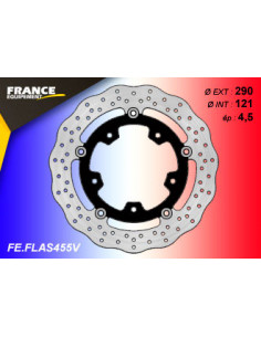 Kit Freinage FRANCE EQUIPEMENT - AP RACING Composé de 2 Disques 2