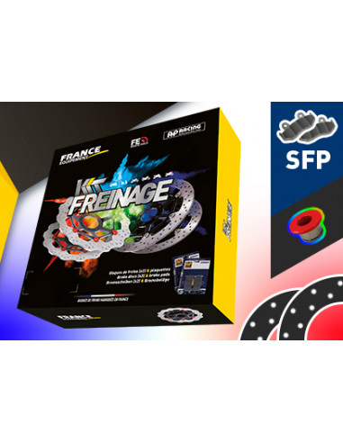 Kit Freinage FRANCE EQUIPEMENT - AP RACING Composé de 2 Disques