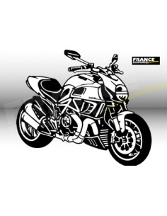 Décoration Laser Moto  DUCATI  1198 DIAVEL '2012