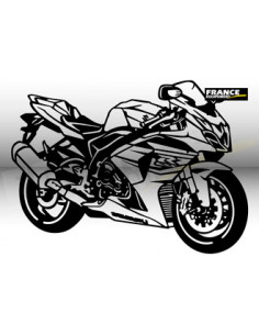 Décoration Laser Moto SUZUKI GSXR.1000 '2012