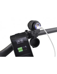 Prise USB. Boitier étanche /FIXATION GUIDONS