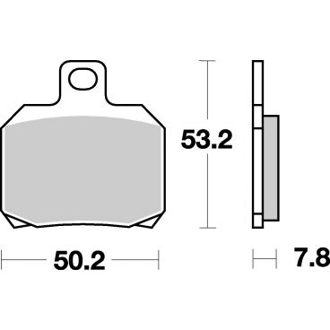 Plaquettes de frein scooter SBS Maxi Sinter 157MS